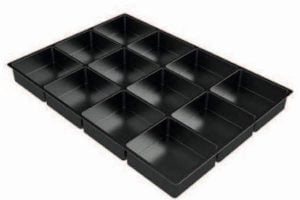 Vakverdeling 3x4 ESD  200 stuks
